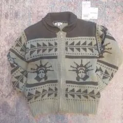 ちぇりー様　新品　B-MING BEAMS カウチン風ニットカーディガン　130
