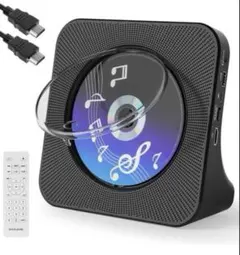 ✨DVDプレーヤー bluetooth✨HDMI CDリモコン付 ブラック音楽