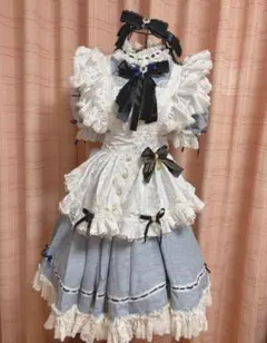 Prettyフリルジャンパースカート アンジェリックプリティ サックス