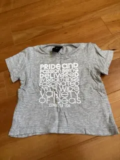 COME CA ISM グレー Tシャツ プリント入り 90cm