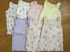 ユニクロ 肌着 メッシュタンクトップ 90cm 7枚セット