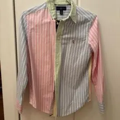 ラルフローレン　春色シャツ　M 10-12