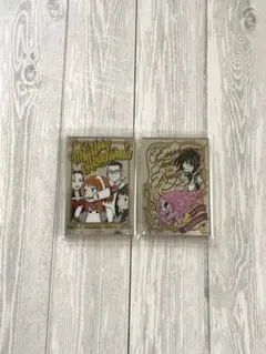 ヒロアカ原画展 パプミラー風アクリルステッカー 麗日お茶子 耳郎響香