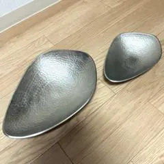 ACTUS MARSHAL HAMMERED シルバートレイ 2セット