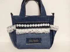 可愛い〜いデニムリメイクバッグ