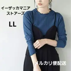 イーザッカマニアストアーズ　zootie　リブカットソー　襟 袖メロウ　LL