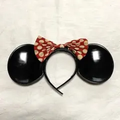 【Disney】ミニーのカチューシャ・ミニーマウスのお耳・ヘアアクセサリー