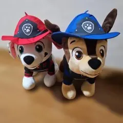 パウパトロール　UFOキャッチャー　ぬいぐるみ　マーシャル　チェイス