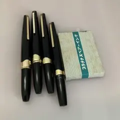 プラチナ 万年筆 4本セット スペアインク付き　ニブなしのサムネイル