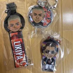LIKIYA 背景ありクリアチャーム 銀テープホルダー タオルホルダー セット