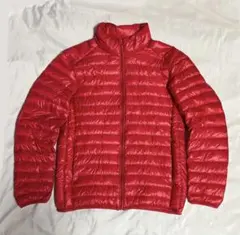 【古着】00s city boy テック系レッド ダウンジャケット M