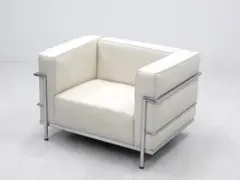 美品□リッツウェル□NYX□総革□3人掛けソファ□フェザー□ホワイト