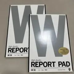 maruman REPORT PAD P143 A4 無地 2冊セット