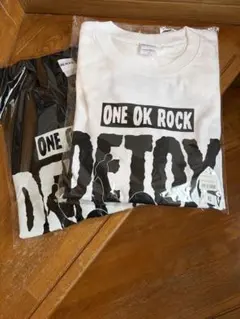 ONE OK ROCK　DETOX Tシャツ　白黒2枚セット【XL】