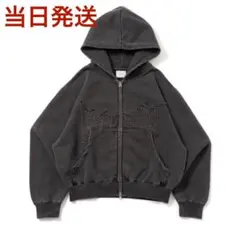 【黒・Mサイズ】bless u pigment zip hoodie【最安値】