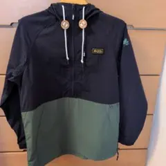 【良品】LOGOS マウンテンパーカー M ネイビー×カーキ