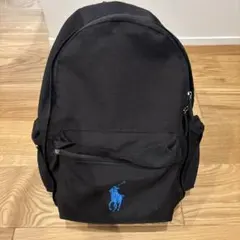 Polo Ralph Lauren バックパック　BLACK × BLUEポニーのサムネイル