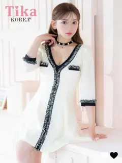 Tika ホワイト キャバドレス