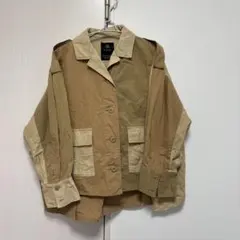 w closet ボタンアップジャケット ベージュ・カーキのサムネイル