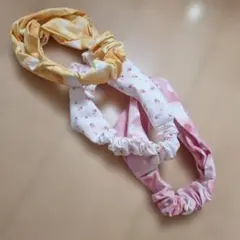 花柄ヘアバンド3点セット