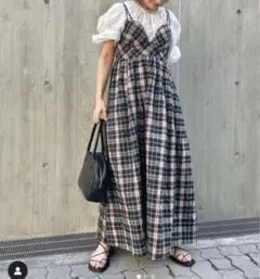 KBF マキシキャミワンピース