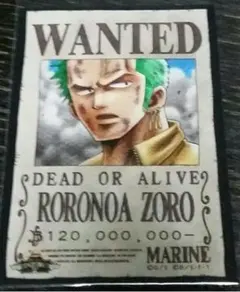 ワンピーストラベルステッカーゾロ　横8.8㎝×縦12.7㎝(素人採寸)