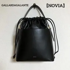 GALLARDAGALANTE　【NOVIA】ドローストリングバッグ　ブラックのサムネイル