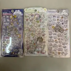 うる　ちゅる　ポップシール　シマエナガ３枚入り