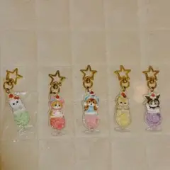 mofusand サンリオ　アクリルキーホルダー 5種セット