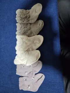 ベビー靴下 3足セット フリル付き