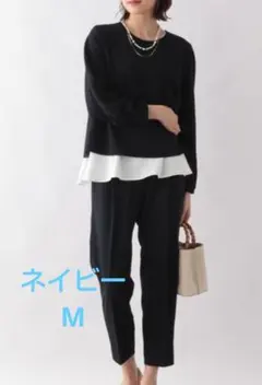 グローバルワーク　global work スゴラクストレッチ　ブラウス　パンツ