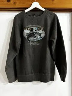 古着 スウェット 魚 アニマル ロゴ