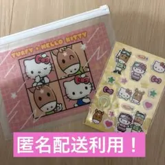 JRA ターフィー × ハローキティ コラボ ぷっくりシール クリアケース