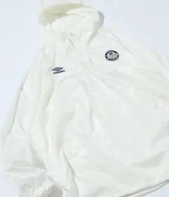 新品】Mサイズ UMBRO × Aooo ジップフーディー 裏毛 オフホワイト
