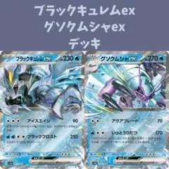 ポケモンカード ブラックキュレムex グソクムシャex デッキのサムネイル