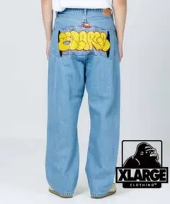 XLARGE グラフィティデザイン デニムパンツ