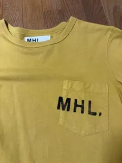 MHL. 半袖 ポケット Tシャツ マスタード　ユニセックスのサムネイル