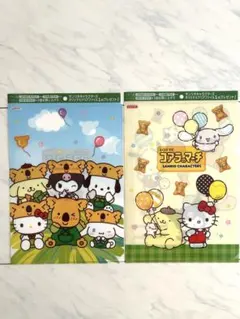 ロッテ コアラのマーチ サンリオキャラクターズ クリアファイル　全2種セット