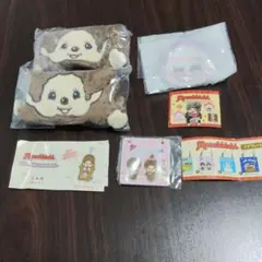 モンチッチ ぬいぐるみフォトフォルダー がまぐちホルダー 他