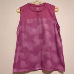 DESCENTE ピンク グラデーション タンクトップ　Мサイズのサムネイル