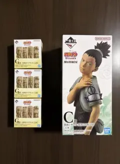 一番くじNARUTO中忍試験編　 C賞 奈良シカマル G賞 火影岩マグネット