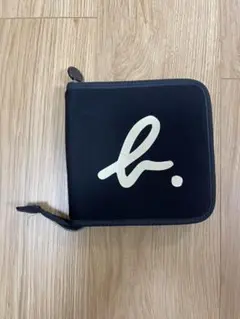 【希少】アニエスベーCDケース 蓄光ロゴ10枚収納 日本製 とかげ リザード 黒