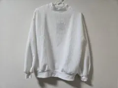 ホワイトキルティングトップス 長袖