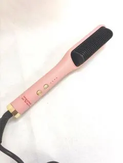 スチームストレートヘアアイロン 本体 ピンク - メルカリ