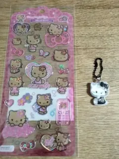 【正規品】ハローキティシール＆チャームセット