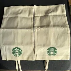 STARBUCKS スターバックス ギフト袋 巾着 アイボリー