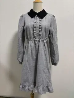 mouth valley マウスバレー グレンチェックワンピース M