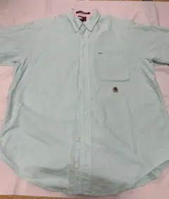 TOMMY HILFIGER 半袖シャツ M ミントグリーン