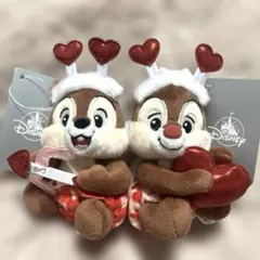 最終値下げ　ディズニー　チップ　デール　バレンタイン　プラッシュキーチェーン