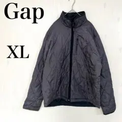 【美品】Gap メンズ ダウンジャケット グレー ポケット シンプル